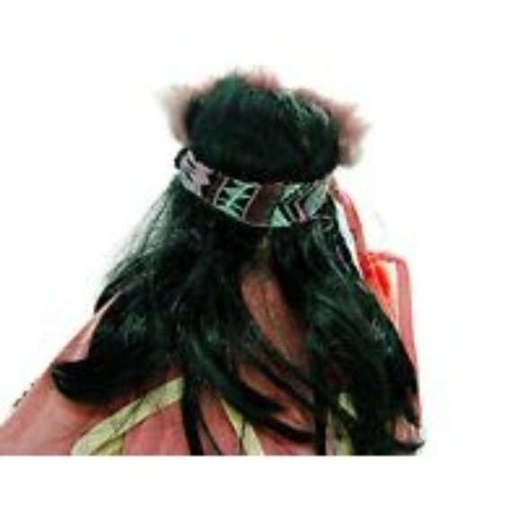 Golden Keepsake Native American Porcelain Doll Dressed Collector Vintage Sz 17" - Picture 6 of 12